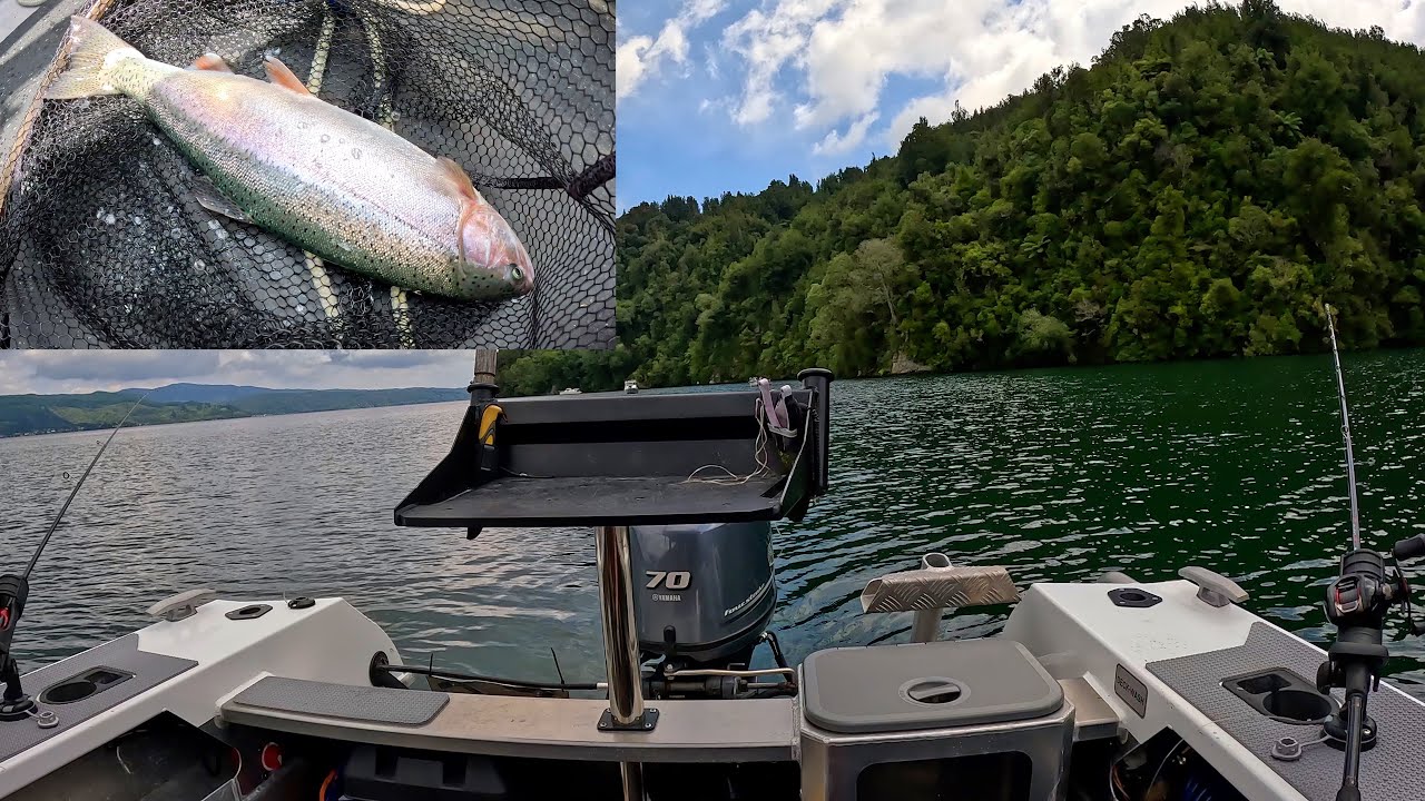 Trout Fishing at a Beautiful Lake