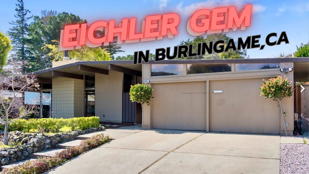 Cool Mid-Century Eichler Home in Burlingame!