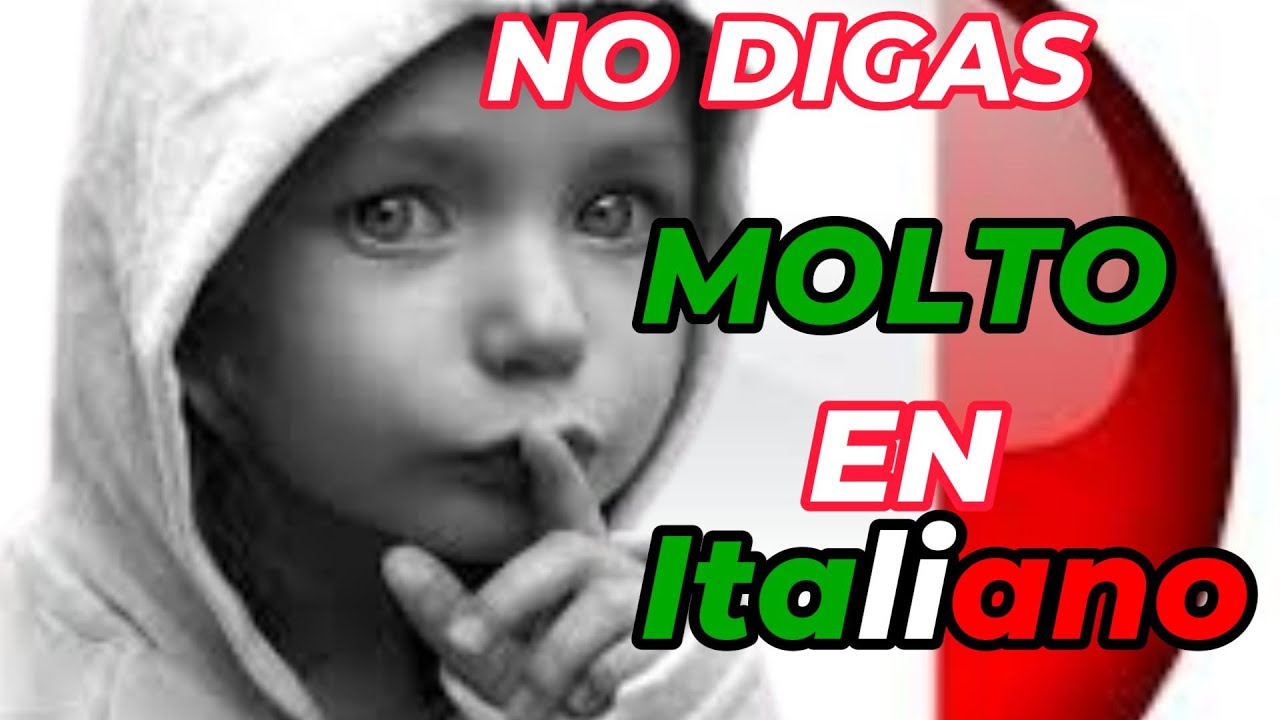 USO DEL ITALIANO. MEJORA TU ITALIANO, HABLA BIEN EL ITALIANO