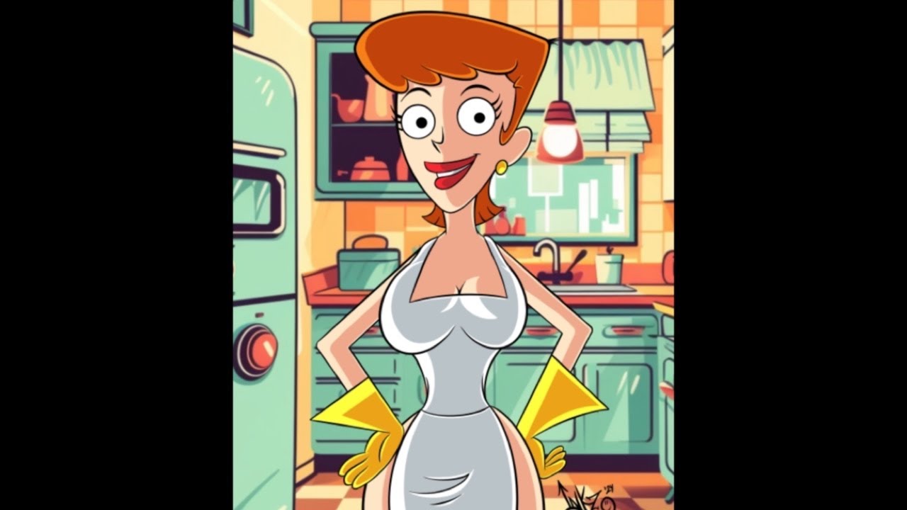 Drawing Dexter’s mom Pin Up #2