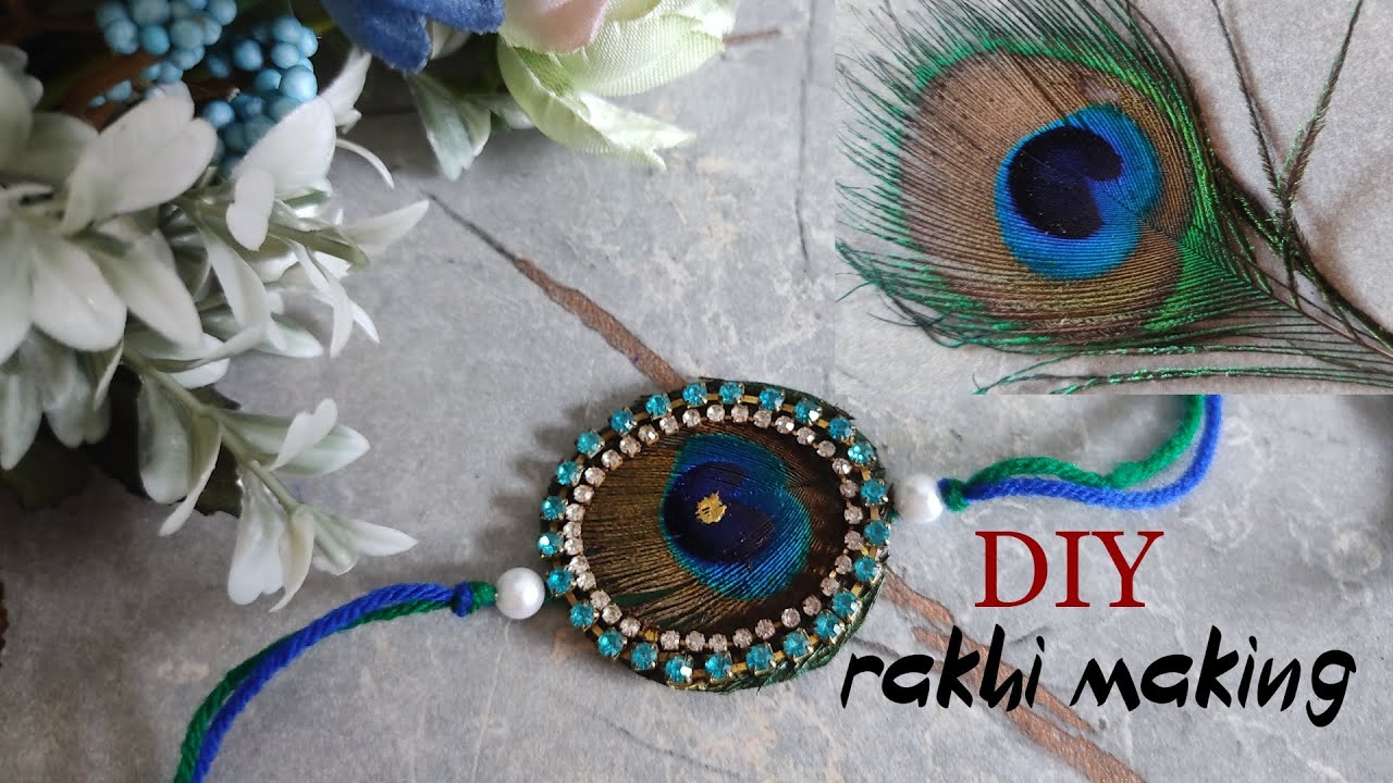 How to make rakhi at home | rakhi making | rakhi making ideas at home | DIY rakhi