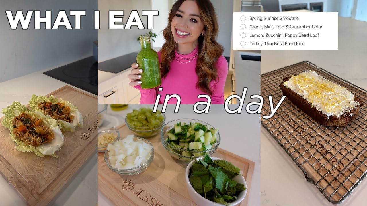 WHAT I ATE TODAY | New Spring Recipes | Healthy & Easy Spring Meals