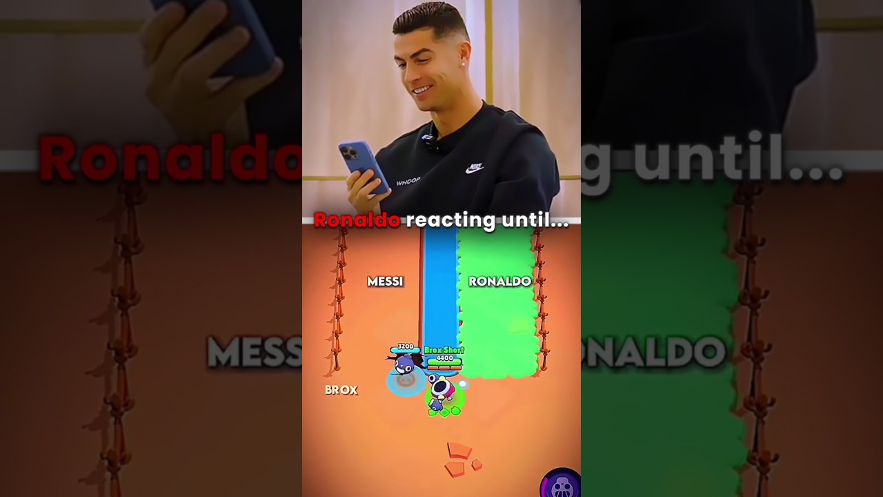 Messi or Ronaldo in Brawl Stars...🤯🔥 #shorts #brawlstars