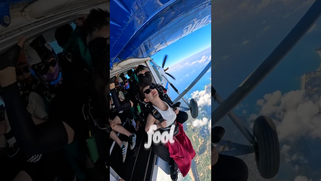 skydiving ||&nbsp; Soar and Smile #youtube #youtubeshorts #skydiving #hittvfun #fun #adventure