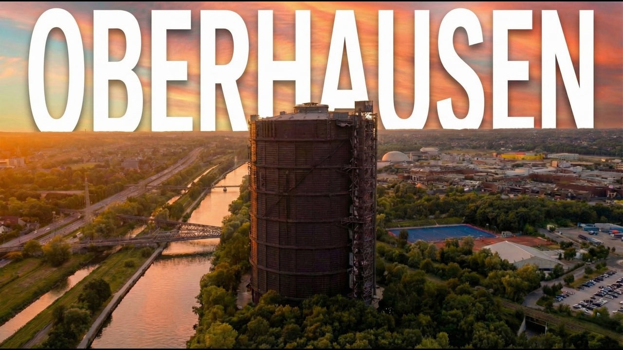 Oberhausen, Tour from Above in 3D and 4K