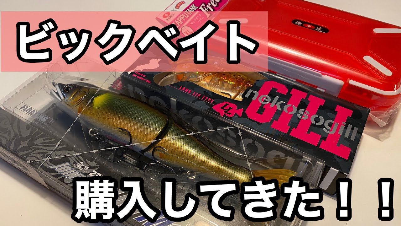 【ビックベイト】バス釣りルアー紹介！！
