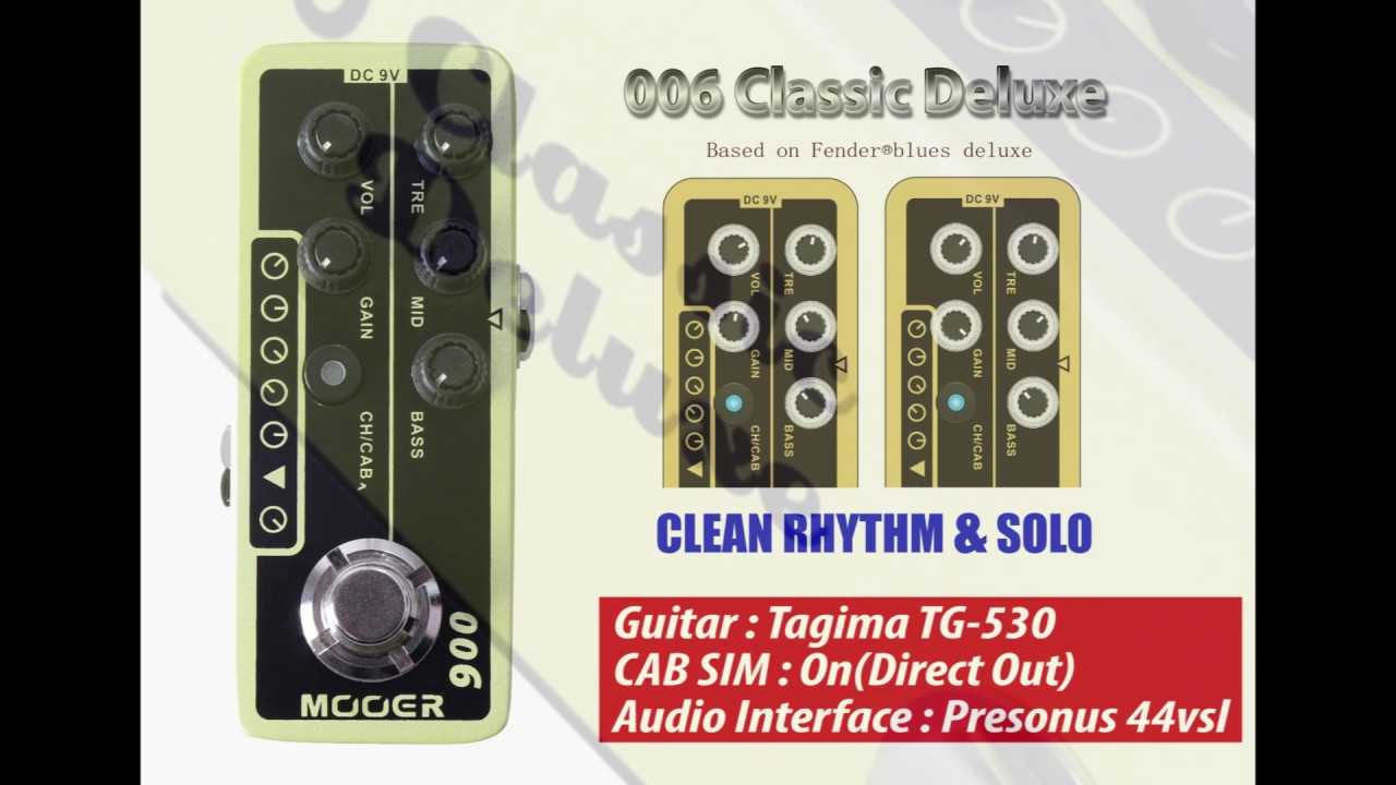 MOOER Micro Preamp 006(Classic Deluxe)
