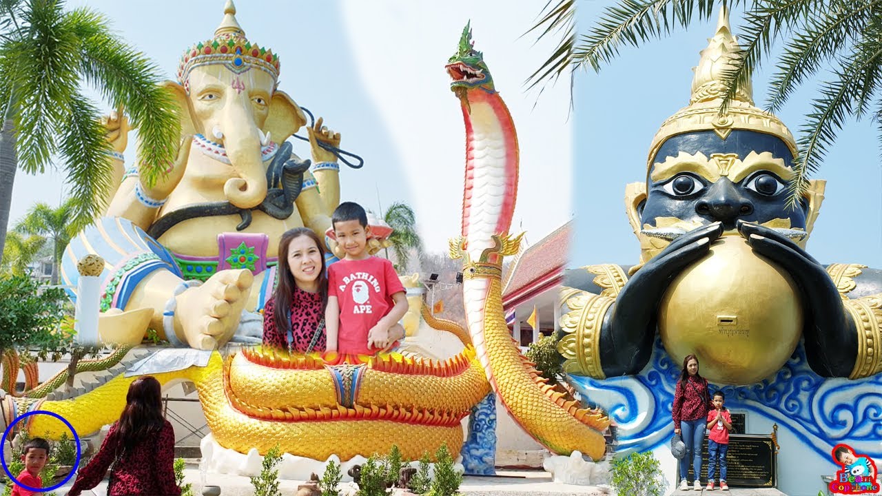 น้องบีม | วิ่งขึ้นภูเขาไหว้พระทำบุญ เที่ยวกาญจนบุรี วัดเขาสูงแจ่มฟ้า