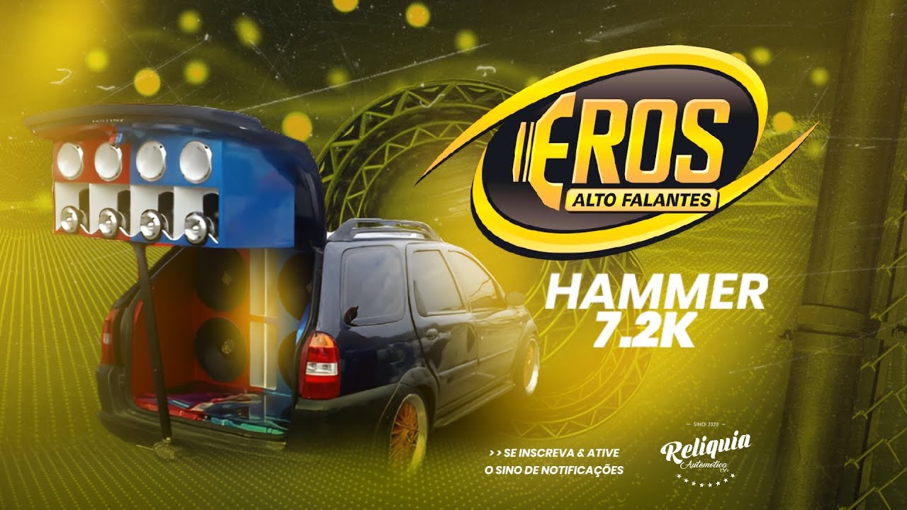 CD ALTO FALANTES EROS HAMMER 7.2K PANCADÃO AUTOMOTIVO - DJ ADRIANO AZEVEDO