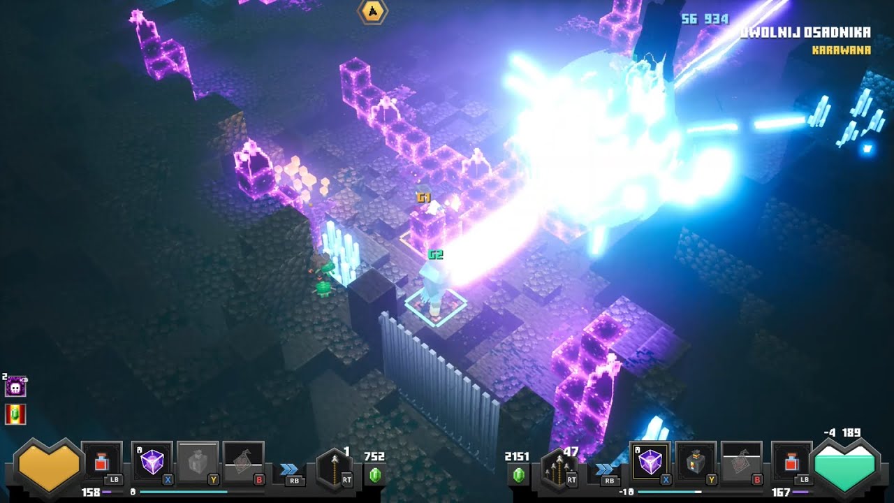 Kolczaste Oko - Minecraft Dungeons - Echoing Void - Gameplay PL