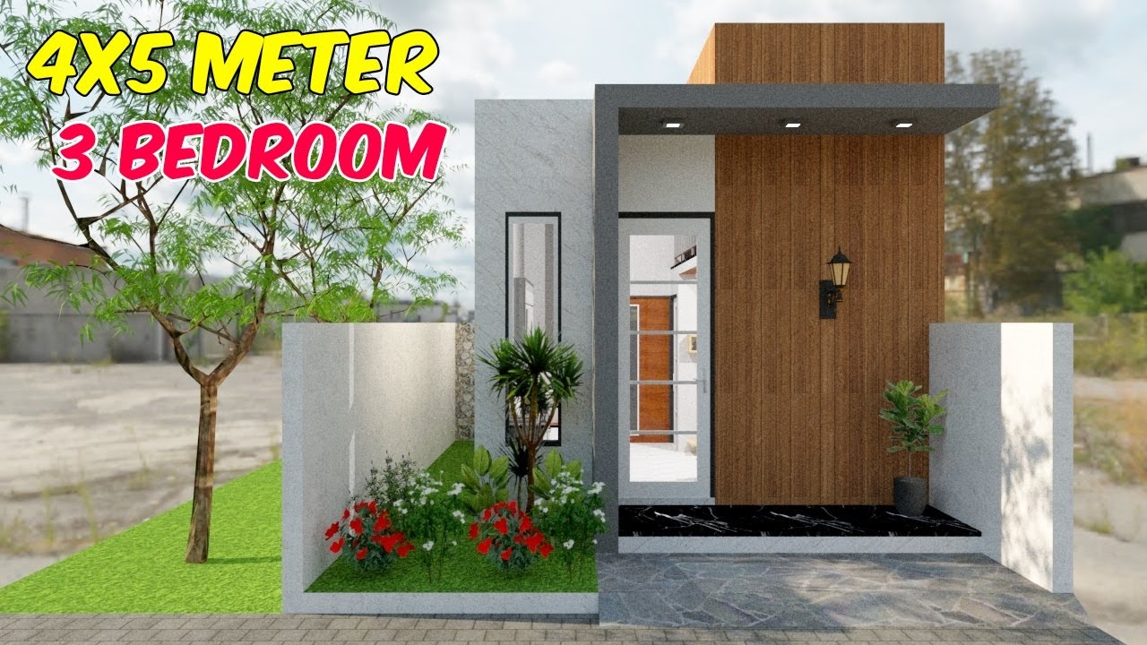 Nggak Masuk Akal ! Lahan Cuma 4x5 Meter Tapi Punya 3 Kamar Tidur