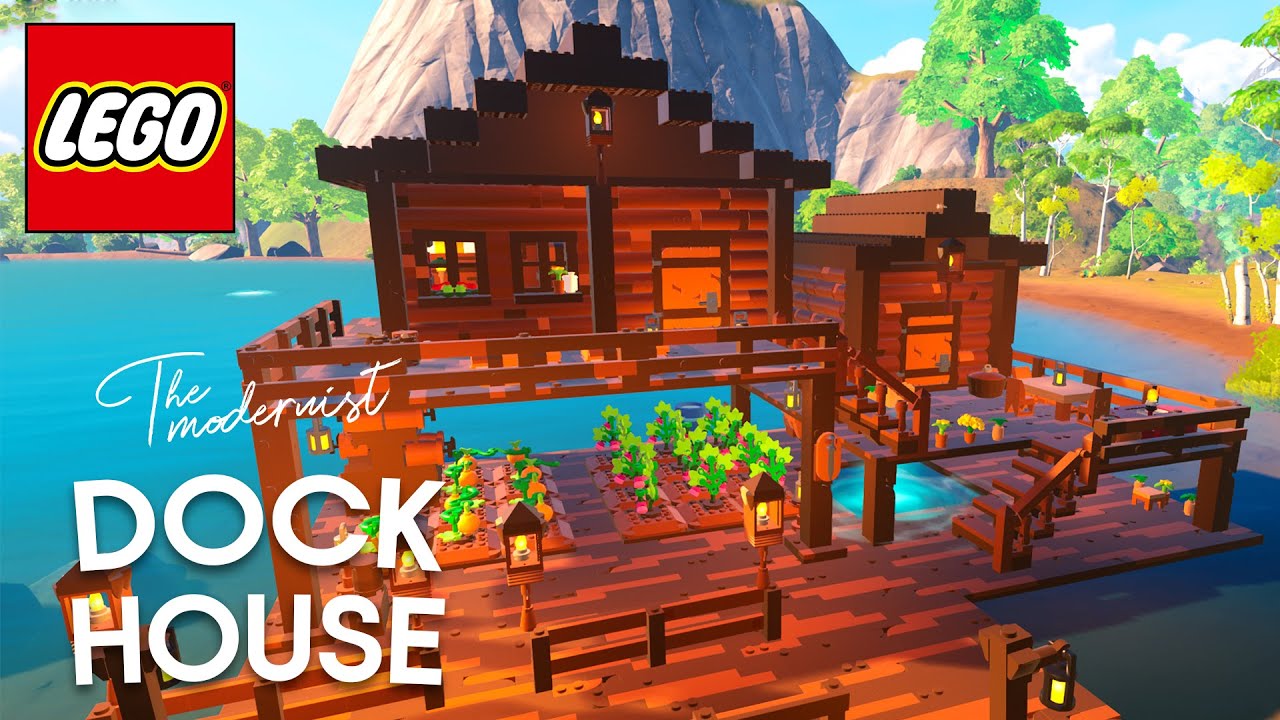 How to Build a Fishing Base in Fortnite Lego!