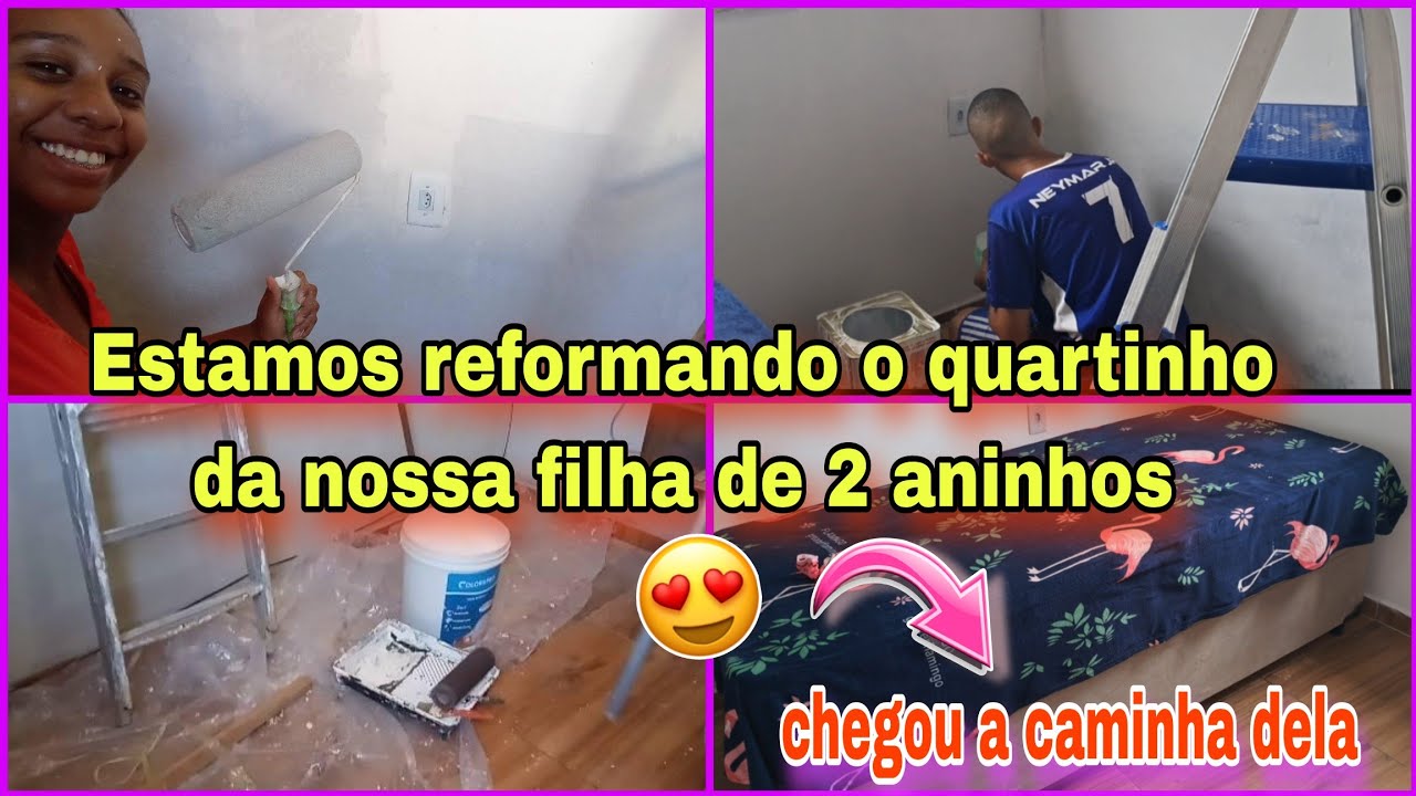 Estamos reformando o quartinho da nossa filha  ✨️ Pintamos e chegou a caminha nova dela 😍 /Parte 1