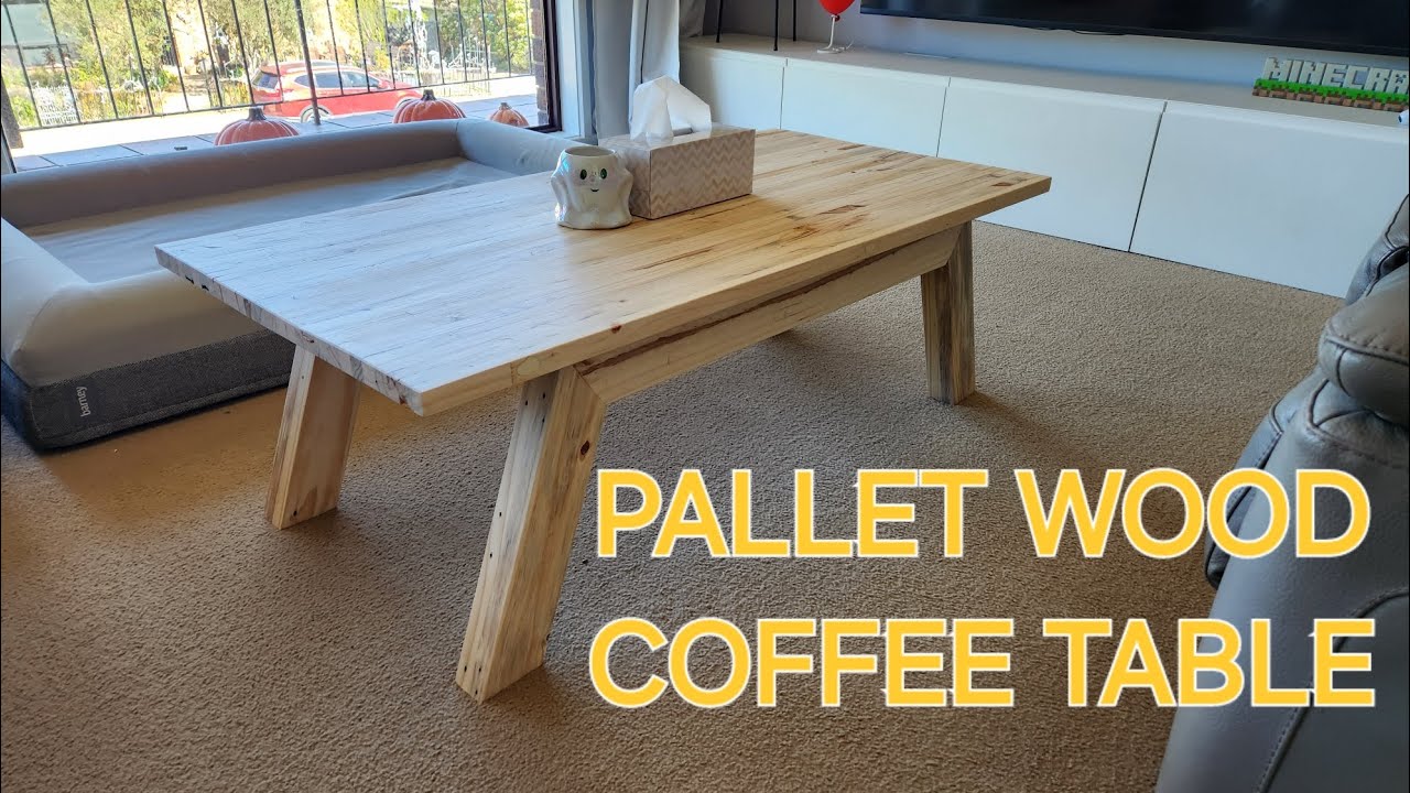 This Is How I Built a Coffee Table From Pallet Wood