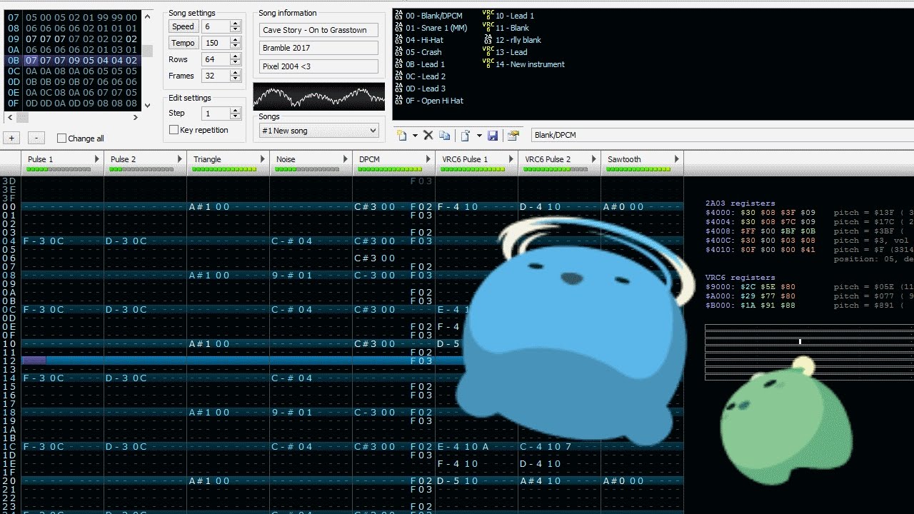 Cave Story - On to Grasstown - 8-Bit Remix [FamiTracker VRC6]