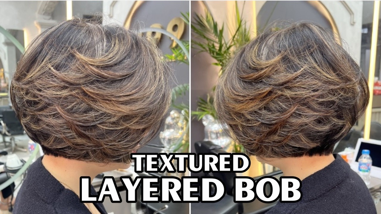How to Cut a Perfect Layer Bob | Modern Short Layers Bob Haircut Tutorial (Step-by-Step) | DIY Trend