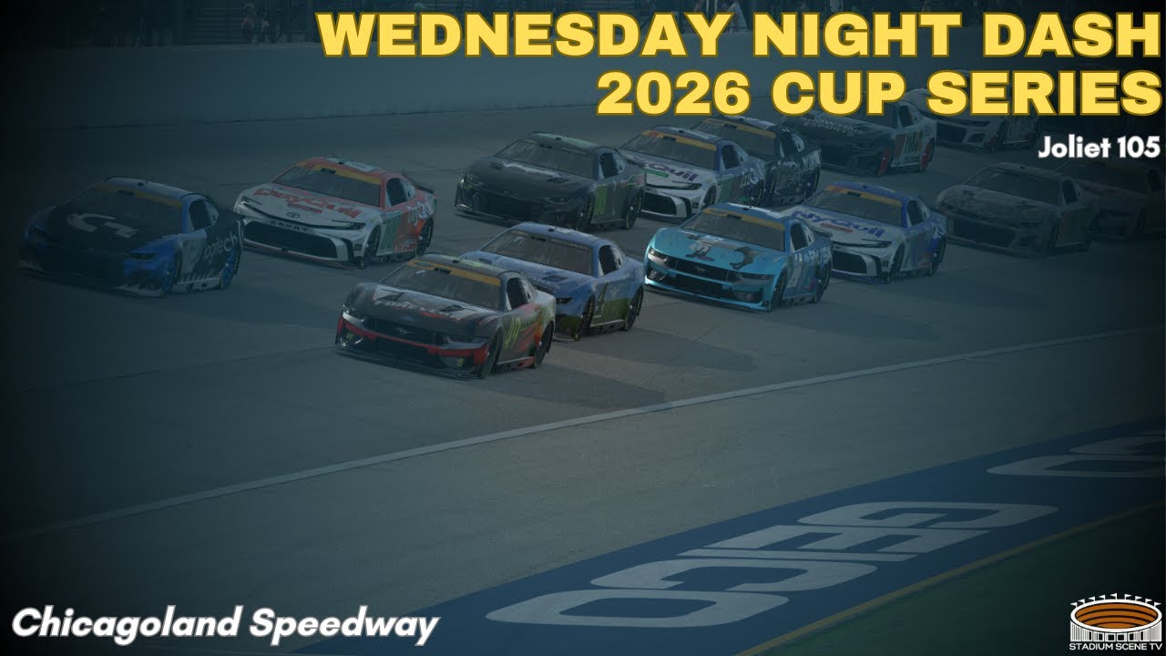 2026 Wednesday Night Dash iRacing Cup Series - Chicagoland Speedway (1 of 10)