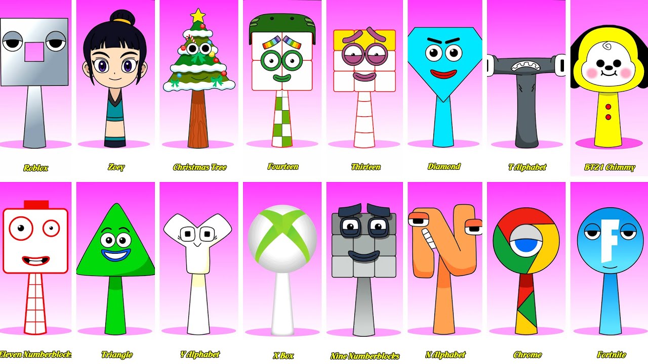 Incredibox Sprunki OC Phase 1 to Phase 4 Roblox, Zoey, Christmas Tree, Thirteen, Diamond, 67, T