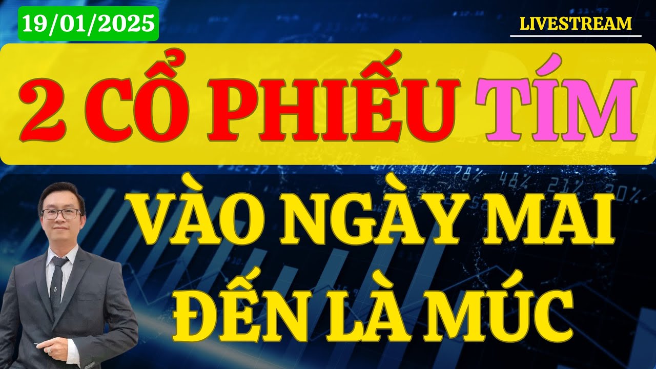 Nhận định thị trường | Chứng khoán hôm nay 19/01 : 2 CỔ PHIẾU TÍM VÀO NGÀY MAI - ĐẾN LÀ MÚC