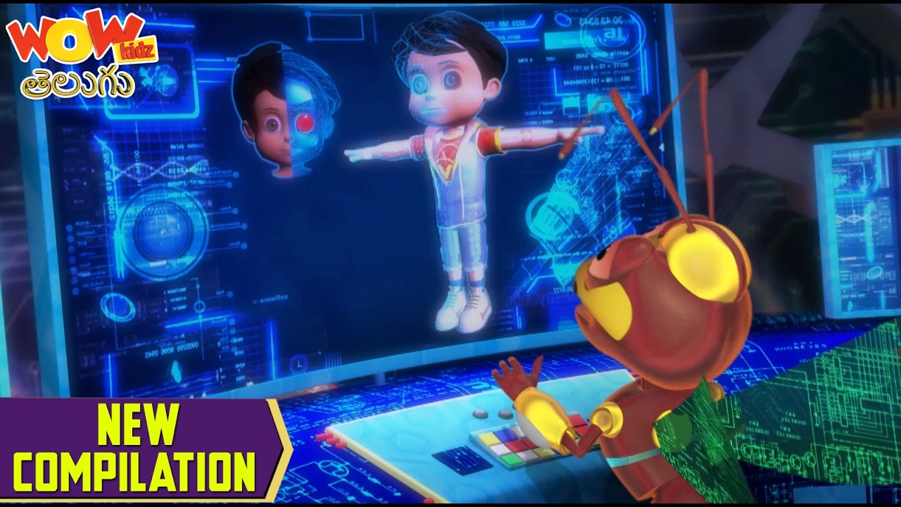 Vir The Robot Boy | సూపర్ హీరో వీర్ Superhero Vir 97 | Compilation | తెలుగు కథలు | Telugu Cartoon