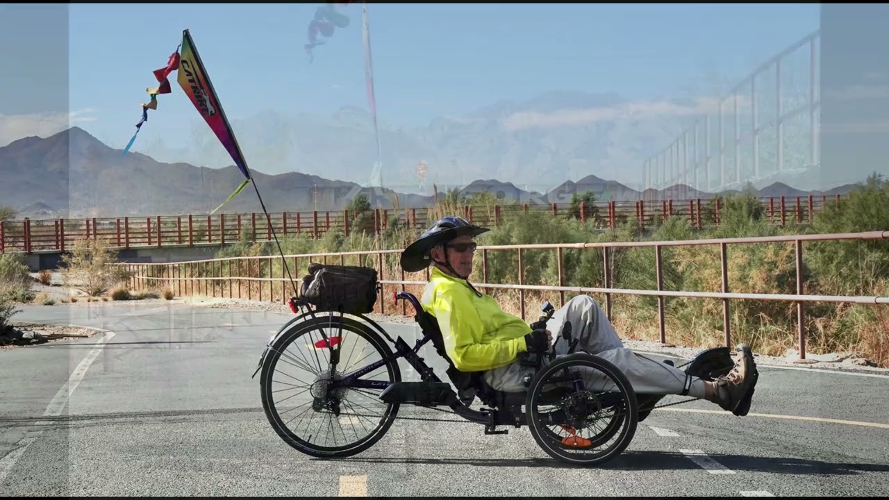Triking the Rillito and Santa Cruz on the LOOP 12/12/24