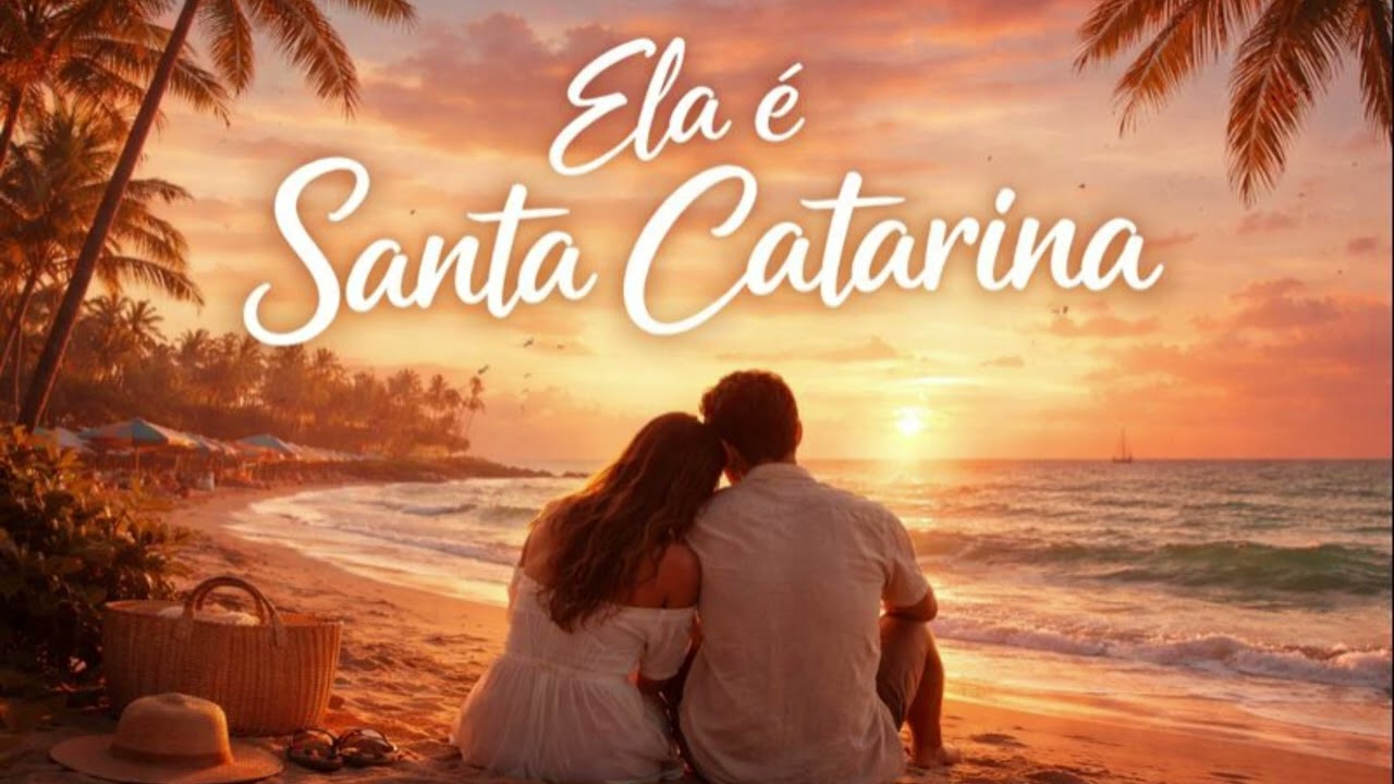 Ela é Santa Catarina | Brazilian Bossa Nova Love Song | Romantic Sunset Song