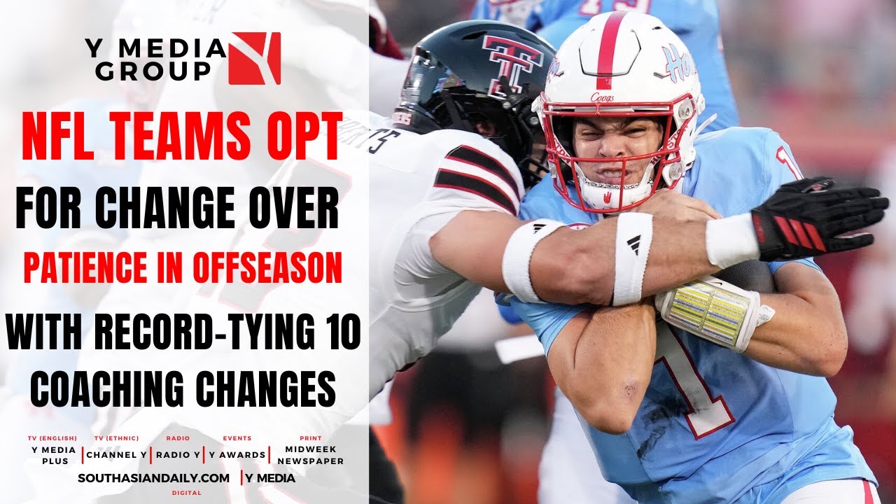 NFL TEAMS OPT FOR CHANGE OVER PATIENCE IN OFFSEASON WITH RECORD-TYING 10 COACHING CHANGES