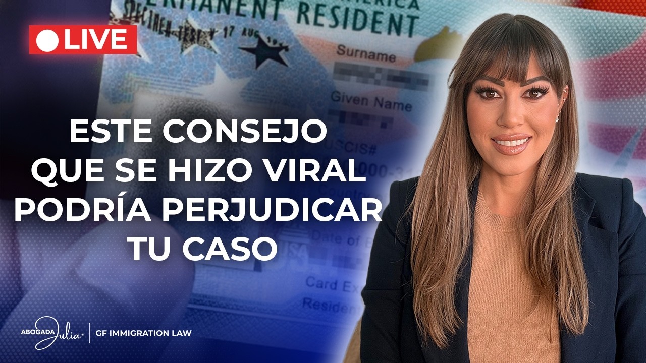 ¡Estamos en VIVO! Respondiendo tus preguntas sobre inmigración - Abogada Julia 877-926-0808