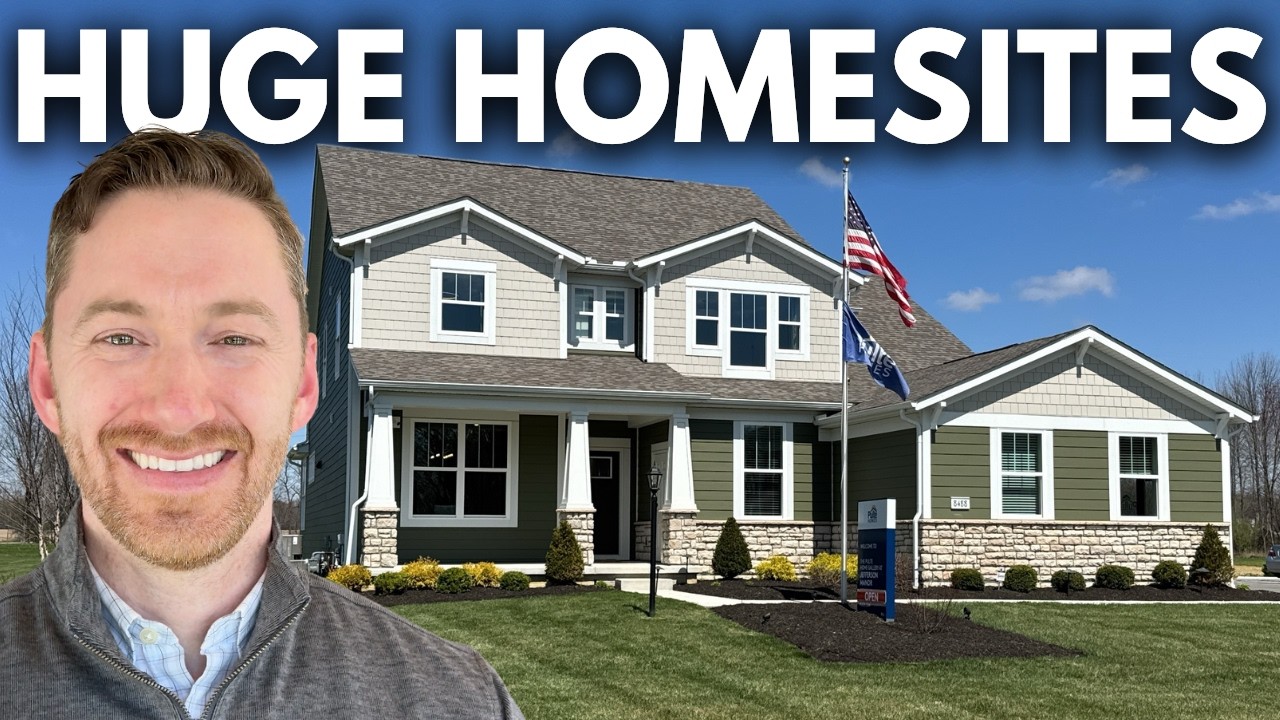 Rare New Construction Community with HUGE Homes in Columbus Ohio Suburb