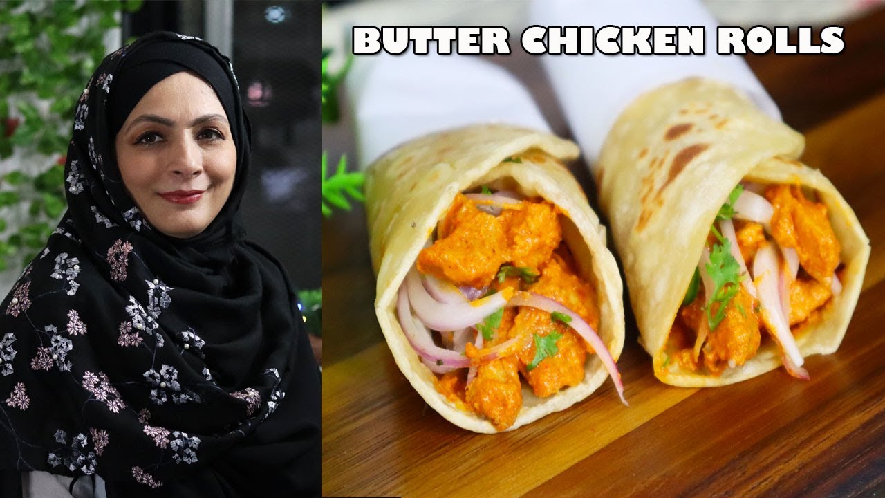 Butter Chicken Rolls by Cooking with Benazir