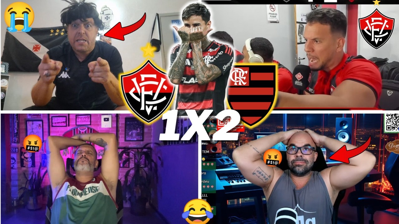 REAÇÕES DOS RIVAIS REVOLTADOS SECANDO O MENGÃO | VITÓRIA 1 X 2 FLAMENGO | BRASILEIRÃO 2026