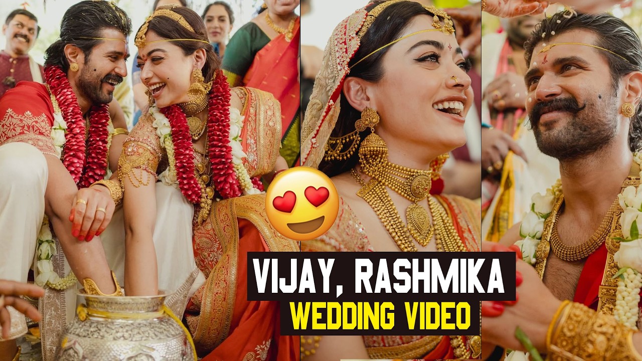 Vijay Deverakonda, Rashmika ❤️ Wedding Visuals From Udaipur | #ViRoshWedding | Mana TeluguCult
