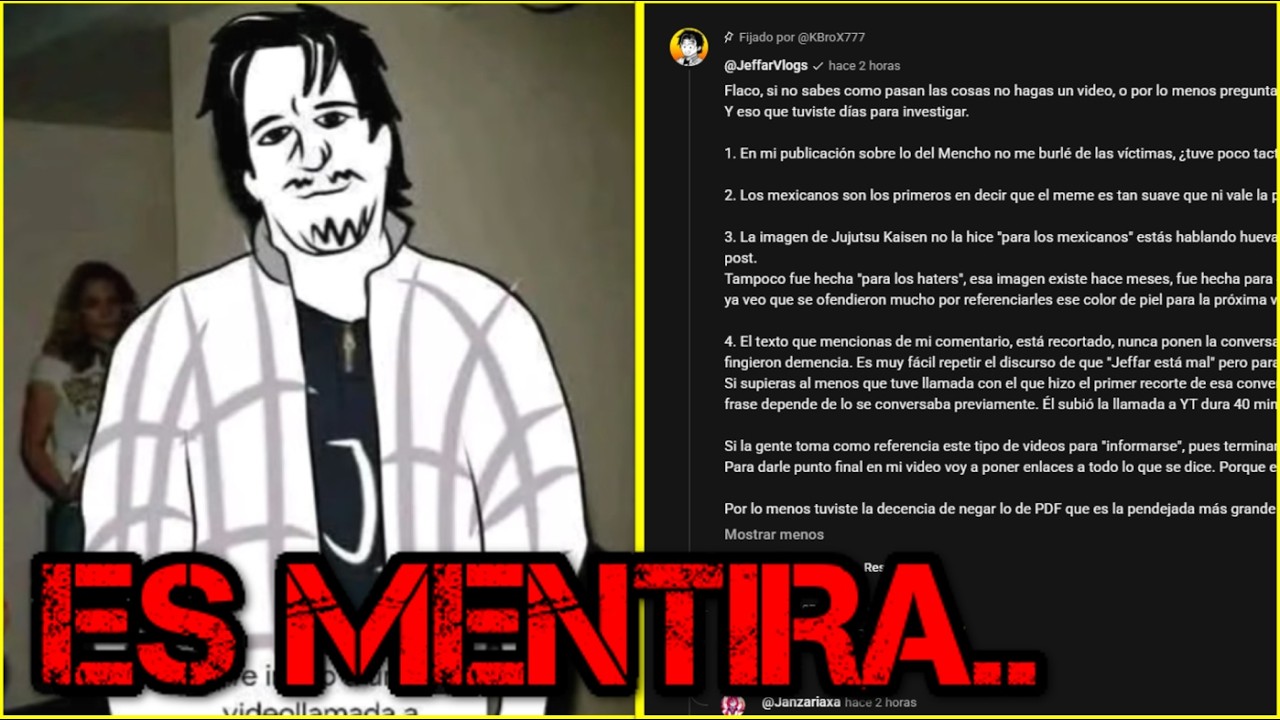 JEFFARVLOGS ROMPE EL SILENCIO Y RESPONDE A ACUSACIONES DE PDF DE SUS PEORES HATERS...