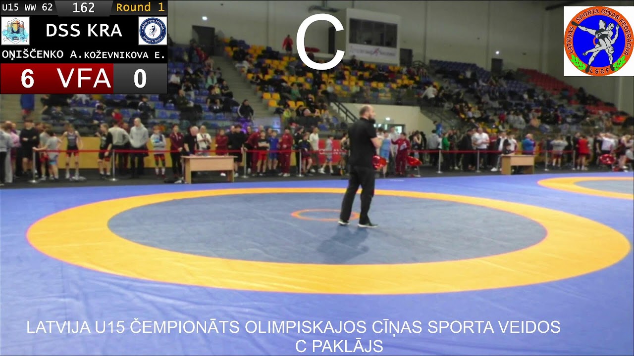LATVIJAS ČEMPIONĀTS OLIMPISKAJOS CĪŅAS VEIDOS PIEAUGUŠAJIEM C PAKLĀJS 7.03.2026.