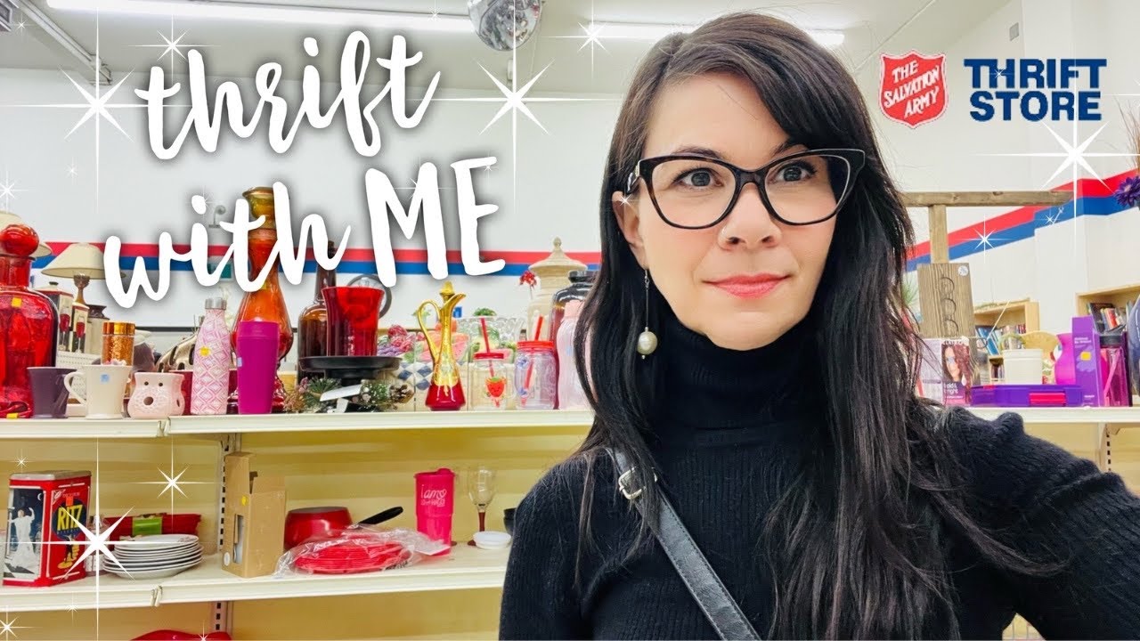 Thrift With Me | Комиссионный магазин Армии Спасения | Винтажный декор для дома