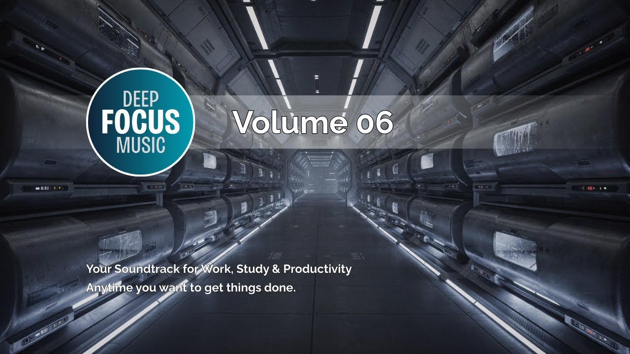 Deep Focus Music Vol. 06 – Music for Concentration and Learning | 1 Hour Ambient Mix
