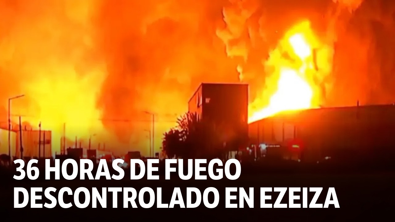 Devastador incendio en Buenos Aires: seis empresas desaparecieron en el parque industrial de Ezeiza