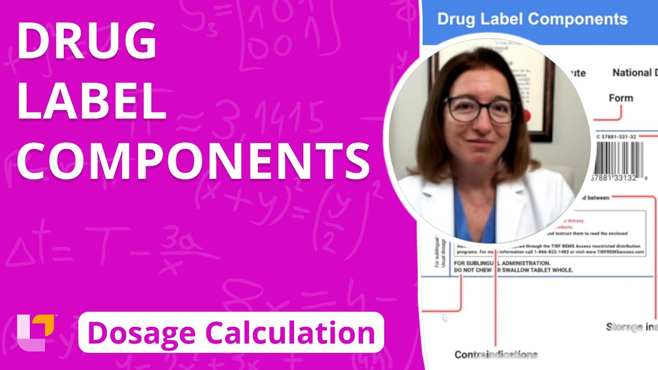 Drug Label Components - Dosage Calculations for Nursing Students | @LevelUpRN