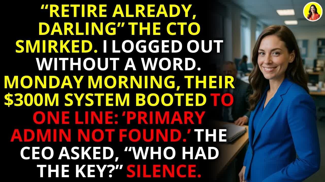 Retire Already, Darling？ I Locked the CTO Out of a $300M System ｜ Corporate Revenge