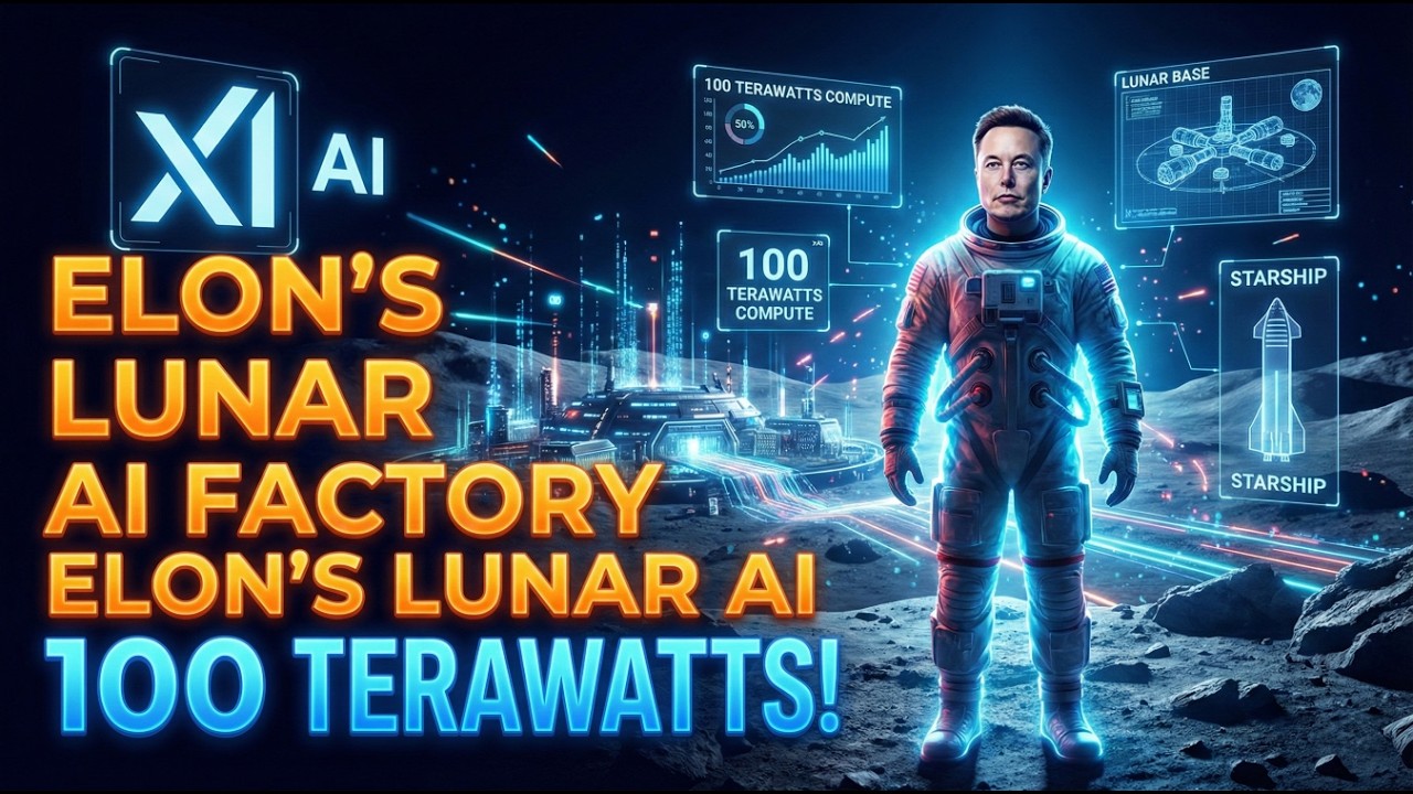 Elon Musk’s Lunar AI Factory: The Race for Off-World Supremacy 🌕🤖
