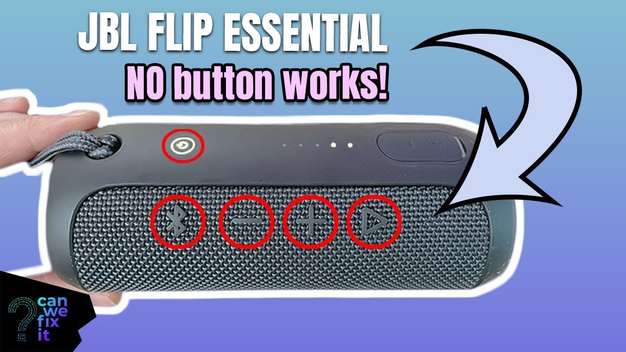 No Buttons Working? I Fixed This JBL Flip in Minutes