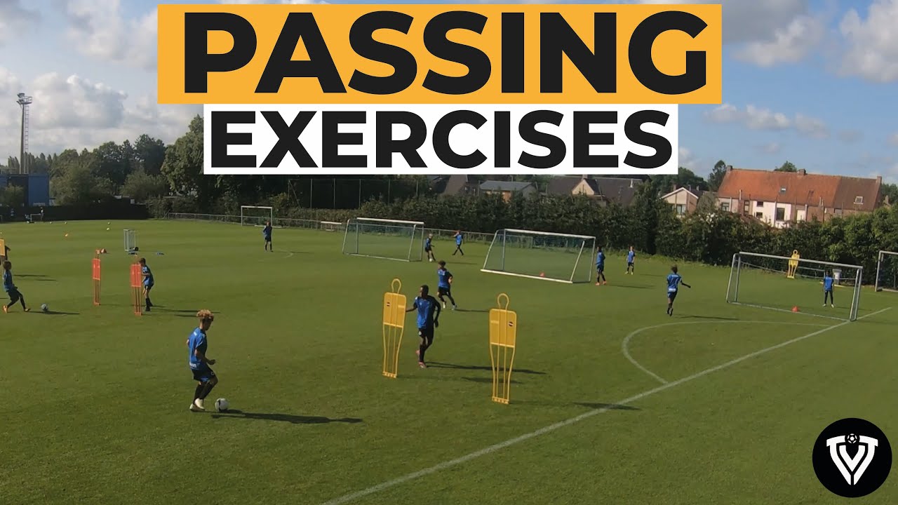Passing Exercises | Short - Long - Chip | First touch - One Touch | U13 - U14 - U15 - U16
