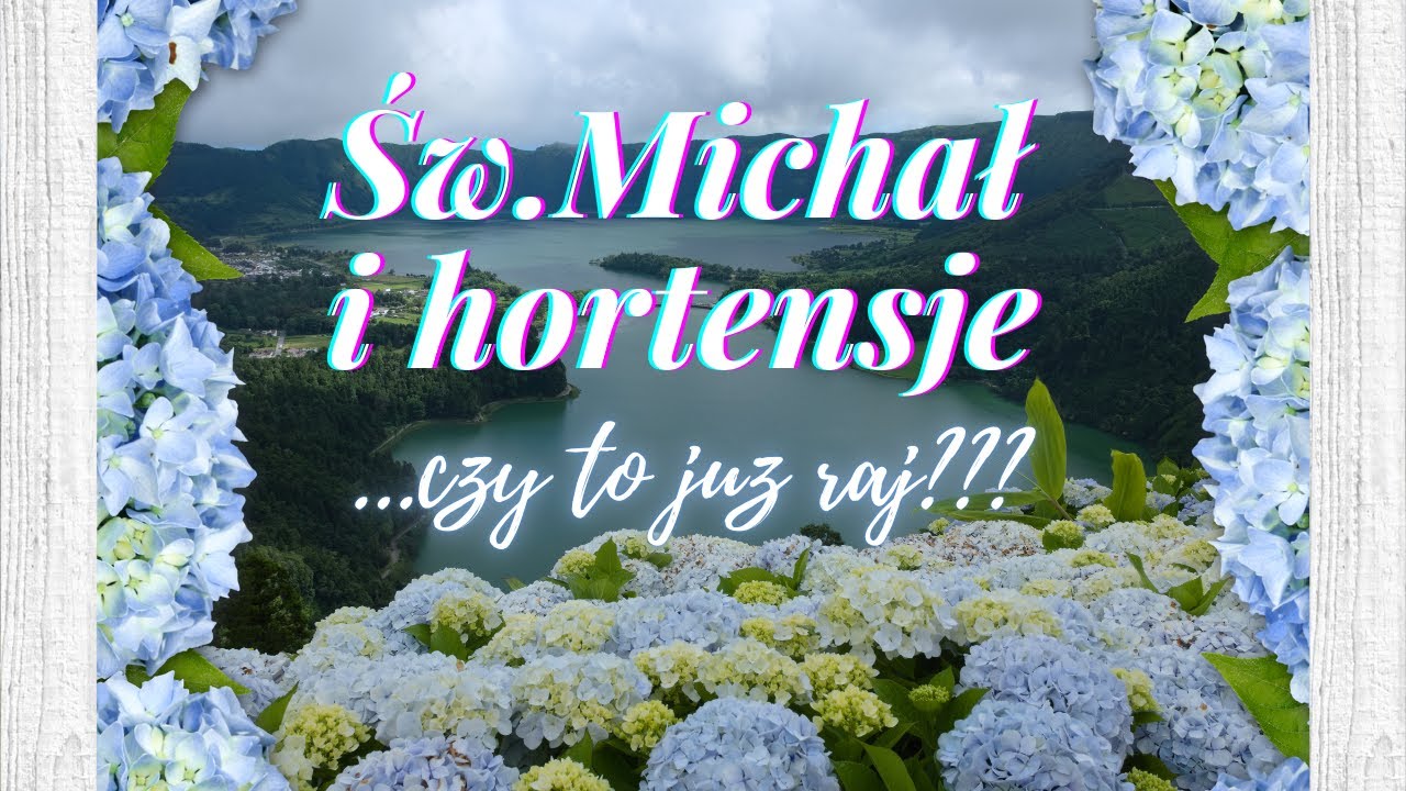 Święty Michał i hortensje....czy to już raj? San Miguel, Azory.
