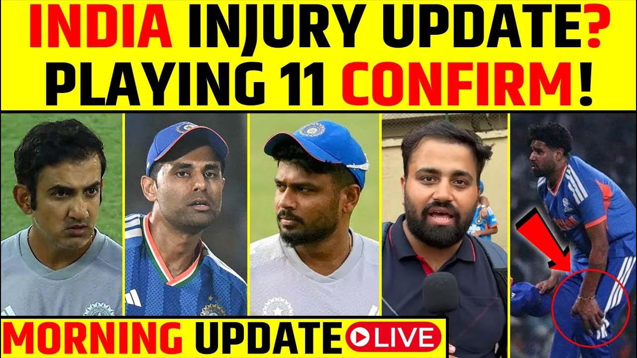 🔴 MORNING UPDATE- INJURY TROUBLE FOR INDIA? PLAYING 11 LOCKED? PAK U-TURN ! LIVE FROM MUMBAI