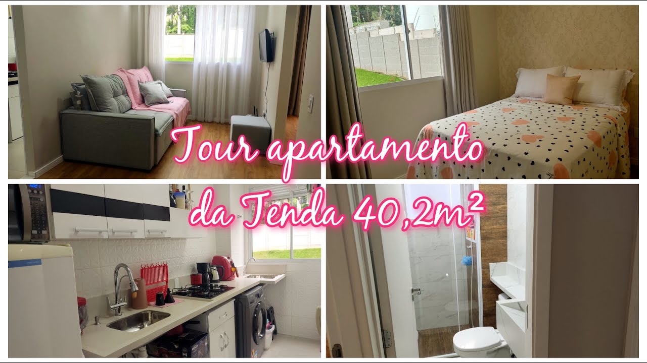 TOUR PELO APARTAMENTO DA TENDA DE 40,2m² -  REALIDADE ATUAL