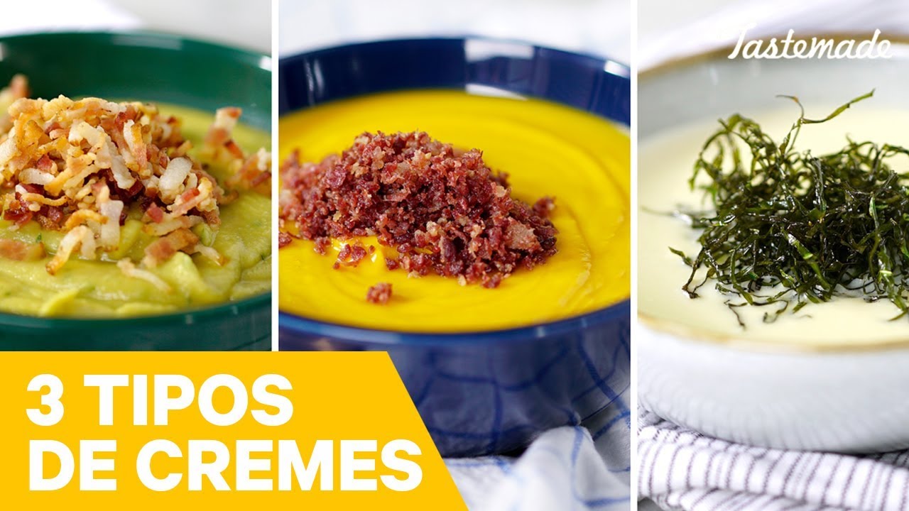 3 RECEITAS DE CREMES PARA O INVERNO | Melhores Receitas Tastemade