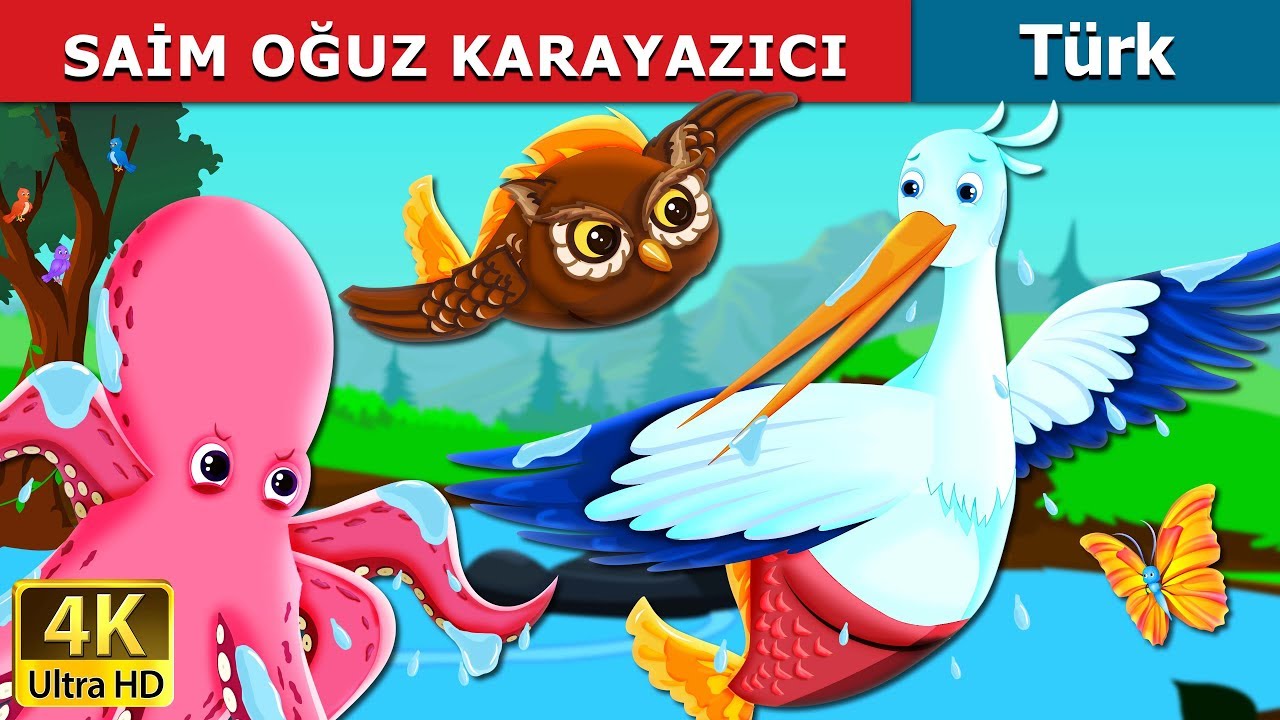 Minnettar Vinç | SAİM OĞUZ KARAYAZICI | The Grateful Crane Story in Turkish | Turkish Fairy Tales