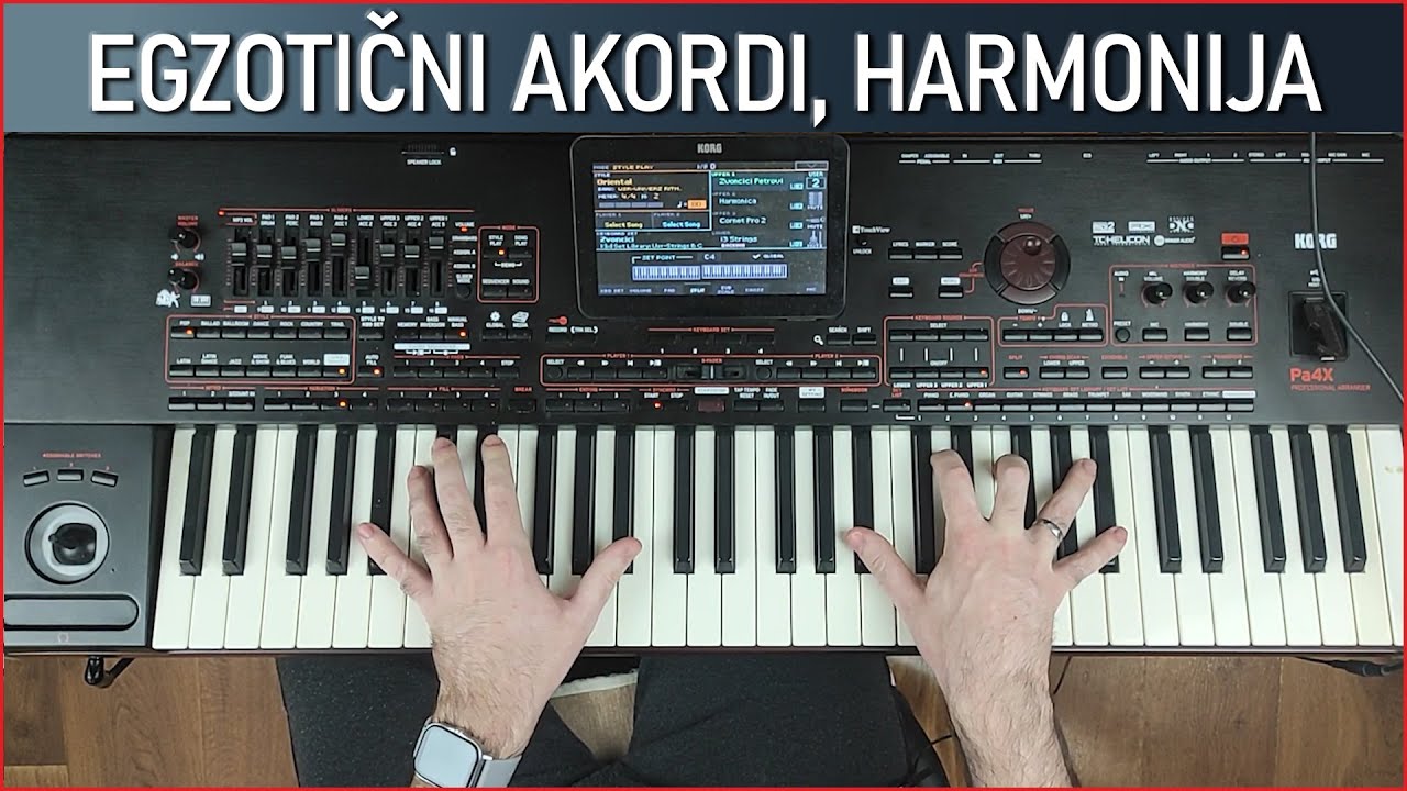 EGZOTIČNI AKORDI HARMONIJA | ORIJENTAL RITAM | KORG PA4X