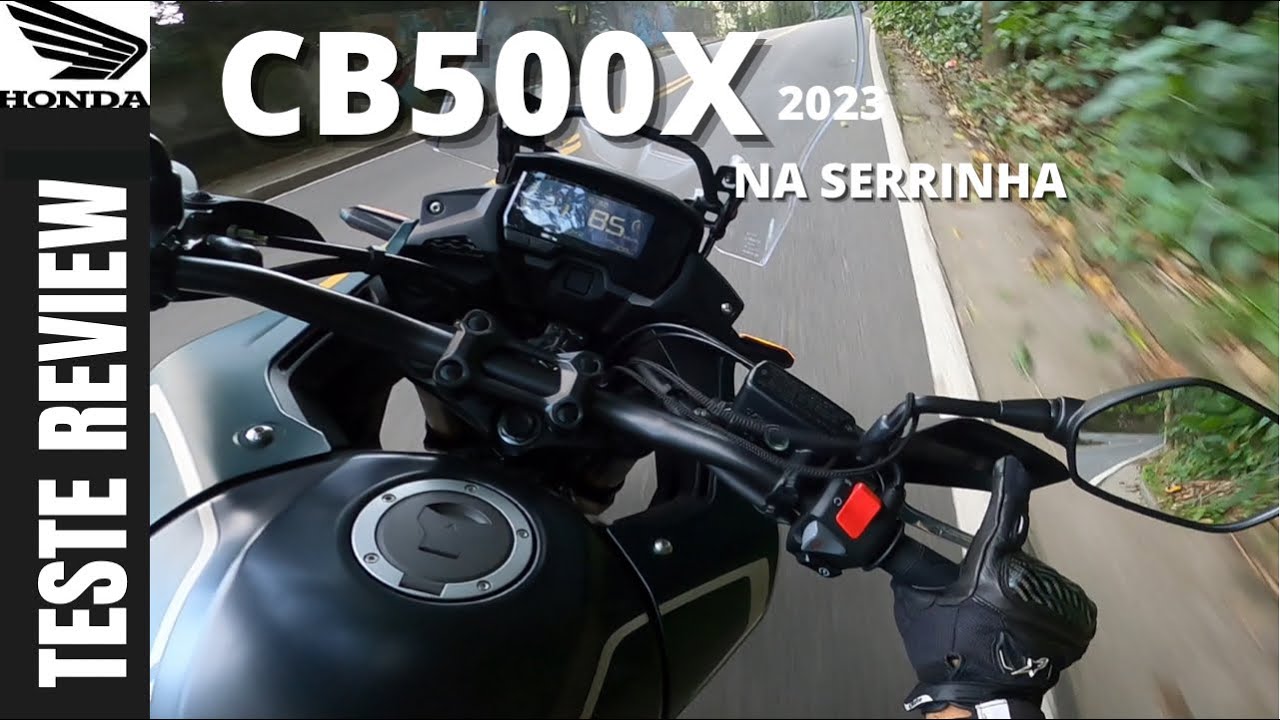 TESTE COMPLETO HONDA CB500X 2023 - LANÇAMENTO - LEVAMOS PARA ACELERAR NA SERRINHA
