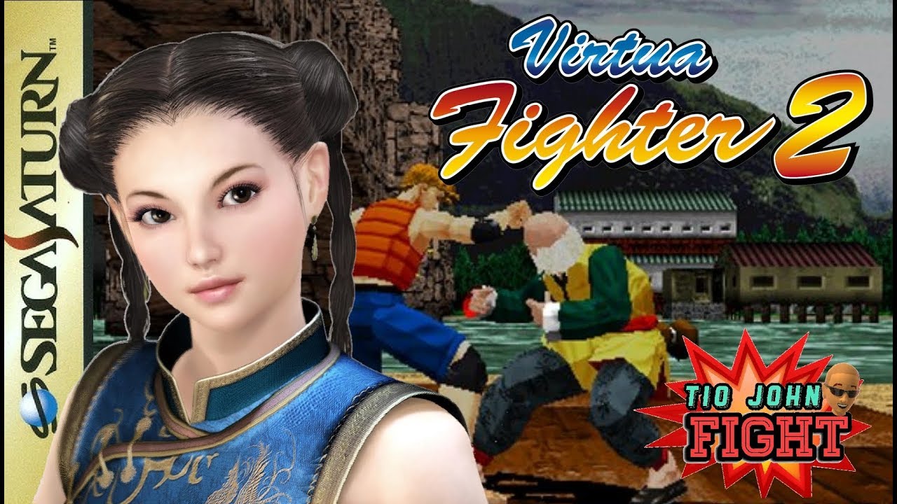 Virtua Fighter 2 - No Sega Saturn (Tio John Fight) EP.124